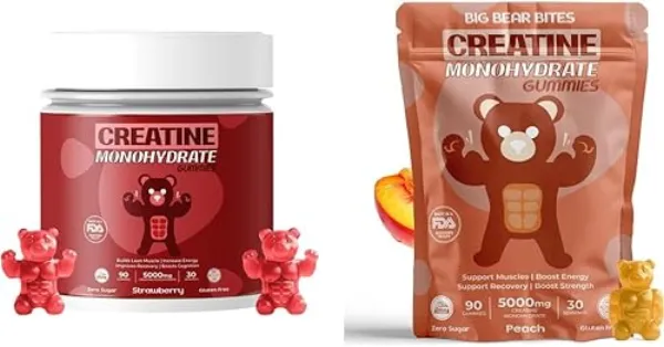 Bear Balanced Sugar-Free Creatine Gummies