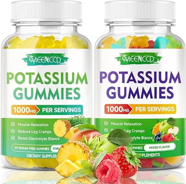 BeLive Potassium Gummies 99mg bottle