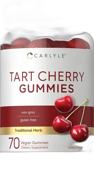 Carlyle Tart Cherry Gummies bottle