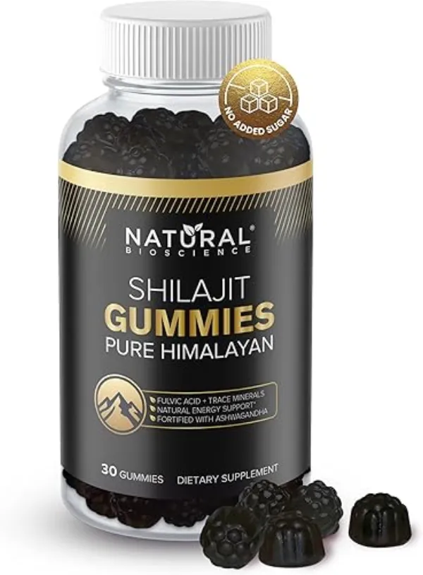 Double Wood Shilajit Gummies bottle