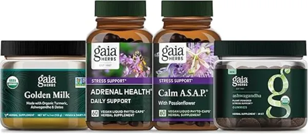 Gaia Herbs Chamomile Flower Gummies bottle