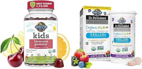 Garden of Life mykind Organics Immune Gummy bottle