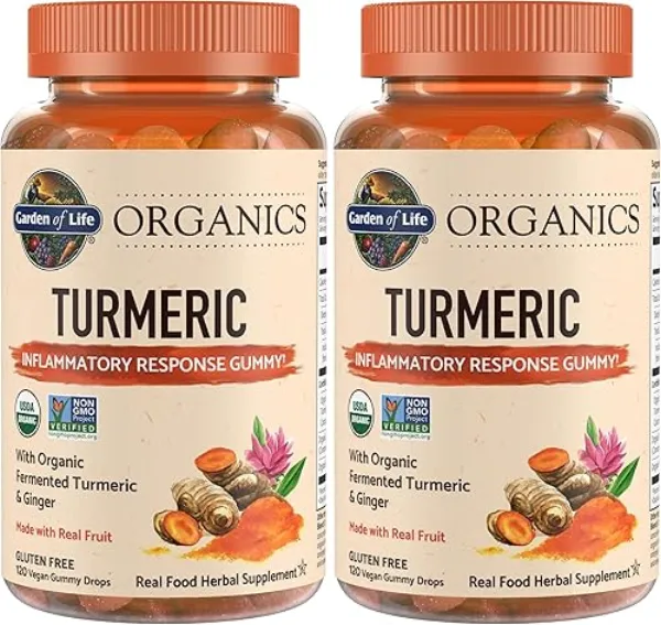 Garden of Life mykind Organics Turmeric Gummies bottle