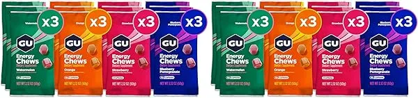 GU Energy Energy Chews with Electrolytes Gummies bottle