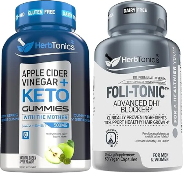 Herbtonics ACV Detox Gummies bottle