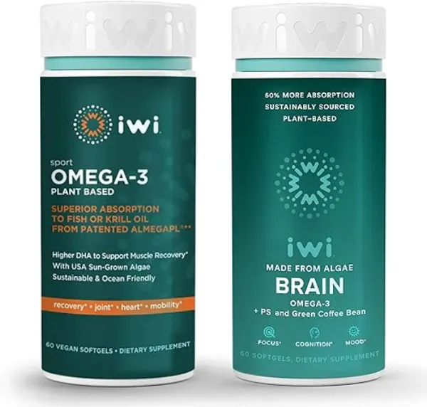 iwi Omega-3 Algae Gummies bottle