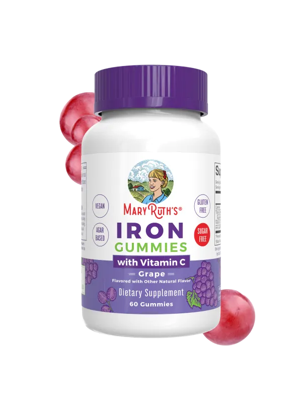 Mary Ruth's Iron Gummies bottle