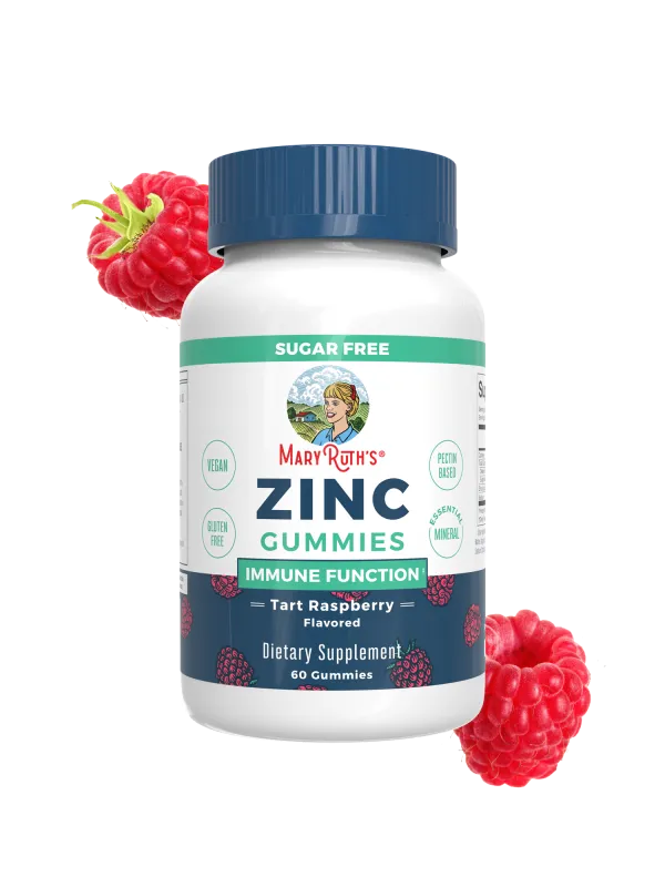 Mary Ruth's Zinc Gummies bottle