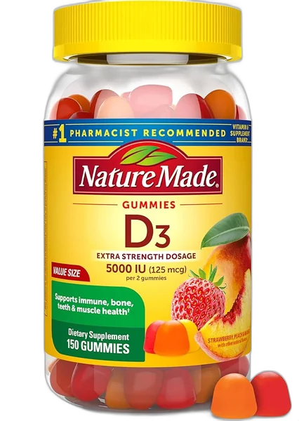 Nature Made Vitamin D3 + Zinc Gummies