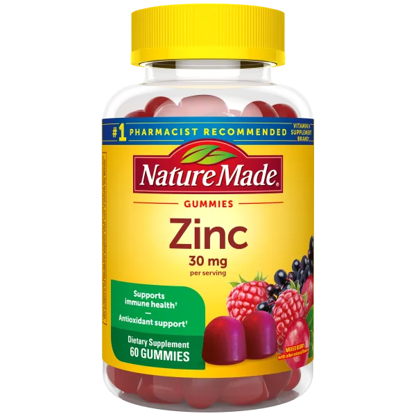 Nature Made Zinc Gummies bottle