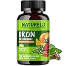 NATURELO Vegan Iron Gummies bottle