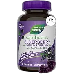 Nature's Way Sambucus Elderberry Immune Gummies bottle