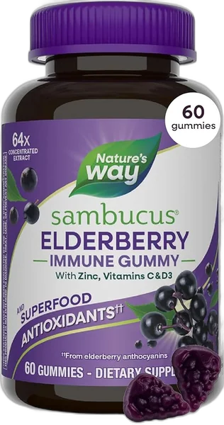 Nature's Way Sambucus Elderberry Gummies