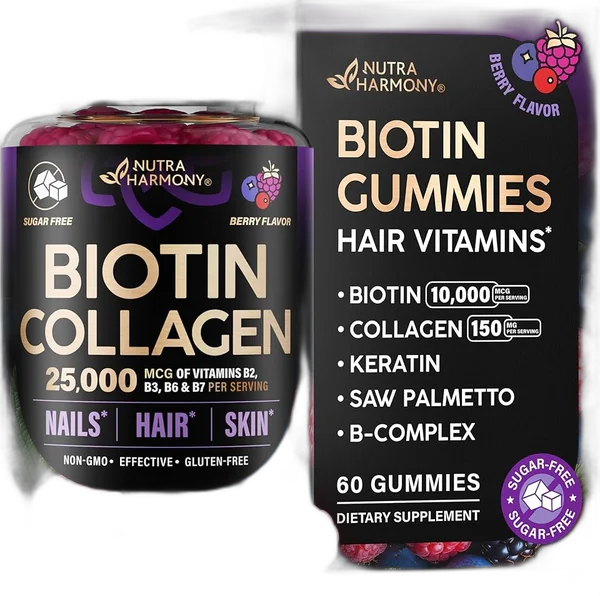 Nutrafol Hair & Nail Growth Gummies bottle