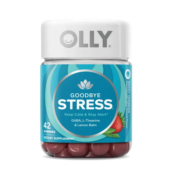 Olly Goodbye Stress Gummies bottle