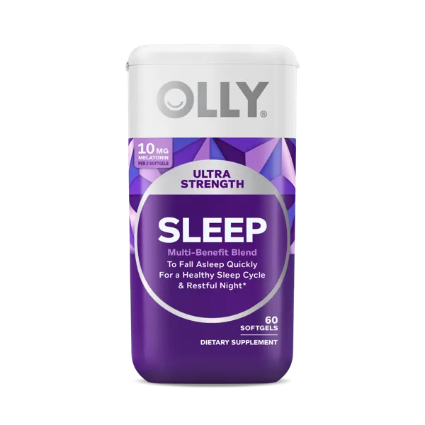 Olly Ultra Sleep Softgels (Melatonin-Free) Gummies bottle