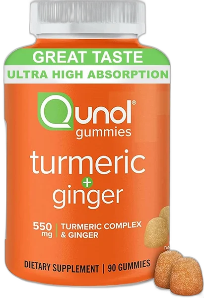 Qunol Turmeric Curcumin Gummies bottle