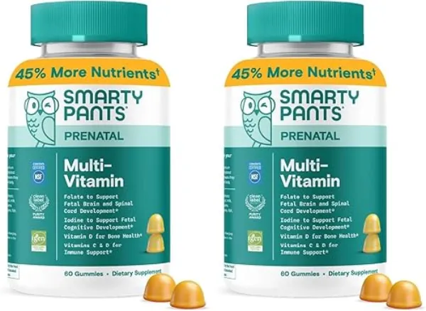 SmartyPants Postnatal Complete Gummies bottle