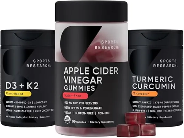 Sports Research Turmeric Curcumin Gummies bottle