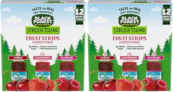 Stretch Island Organic Fruit Strips Gummies bottle