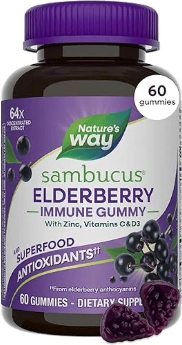Vicks ZzzQuil Elderberry Immune Gummies bottle