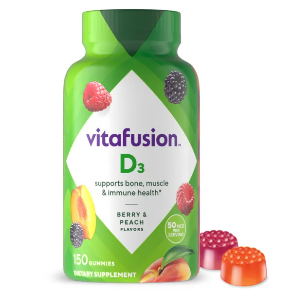 Vitafusion D3 2000 IU Gummies bottle