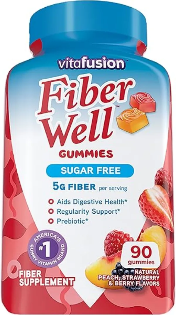 Vitafusion Fiber Well Gummies bottle