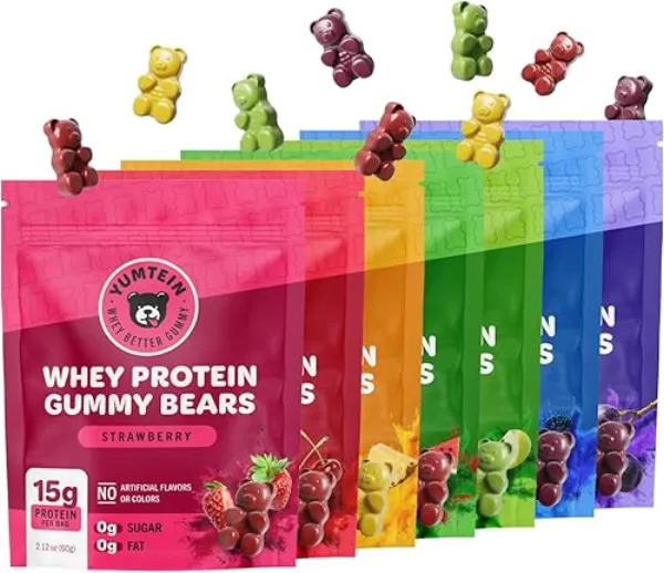 Wholesome Yum Protein Gummies bottle